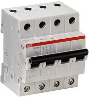 Выключатель автоматический ABB S204 4п 4А C 6кА картинка